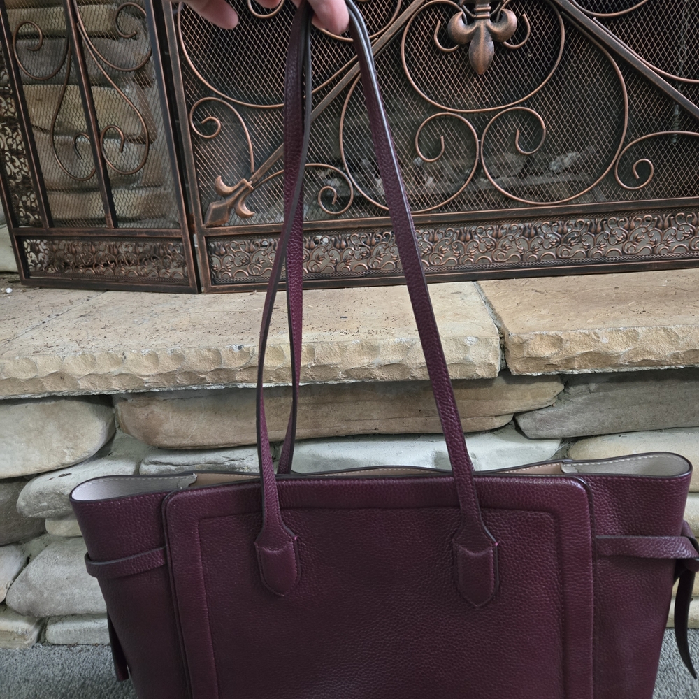 Kate Spade Deep Burgundy Tote Bag
